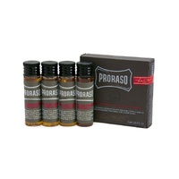 PRORASO HOT OIL BEARD TREATMENT - 4 x 17ml